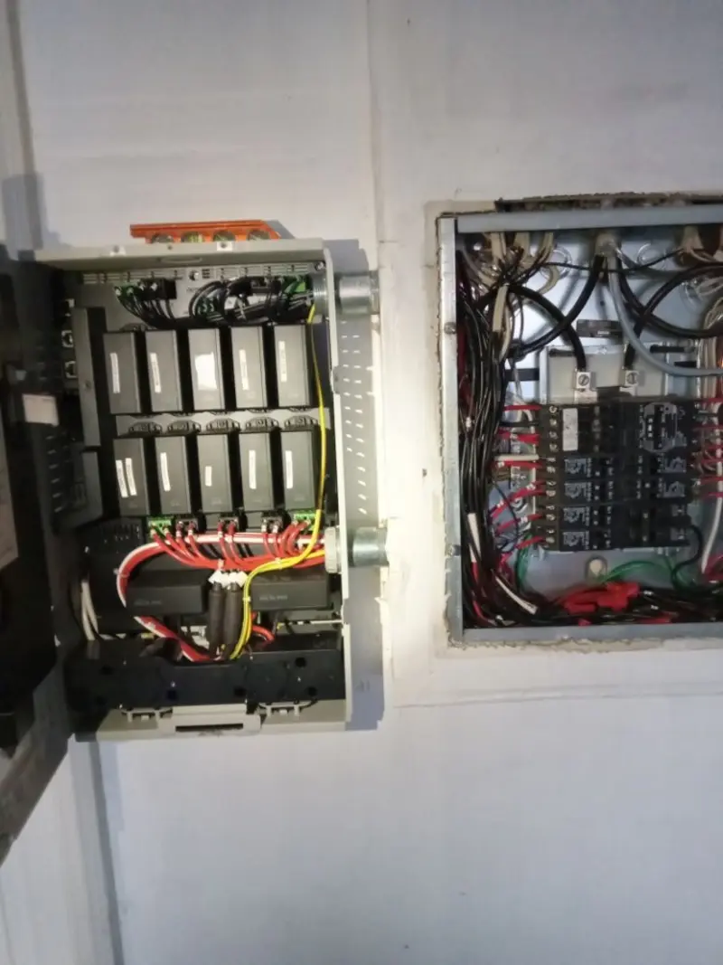 Electrical panel upgrade completed for Indoor Lighting Installation in Franklin